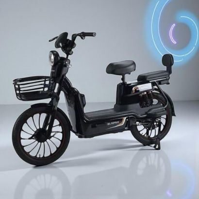 صورة دراجة كهربائية رياضية بكرسي ومواصفات جيدة